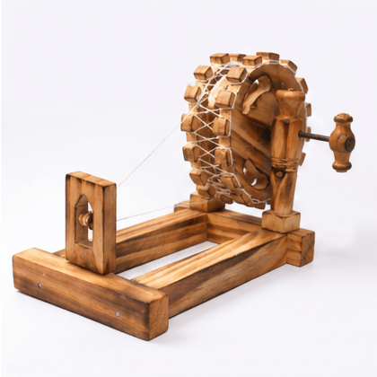 Handcrafted Wooden Miniature Charkha (Spinning Wheel) Decorative Gift