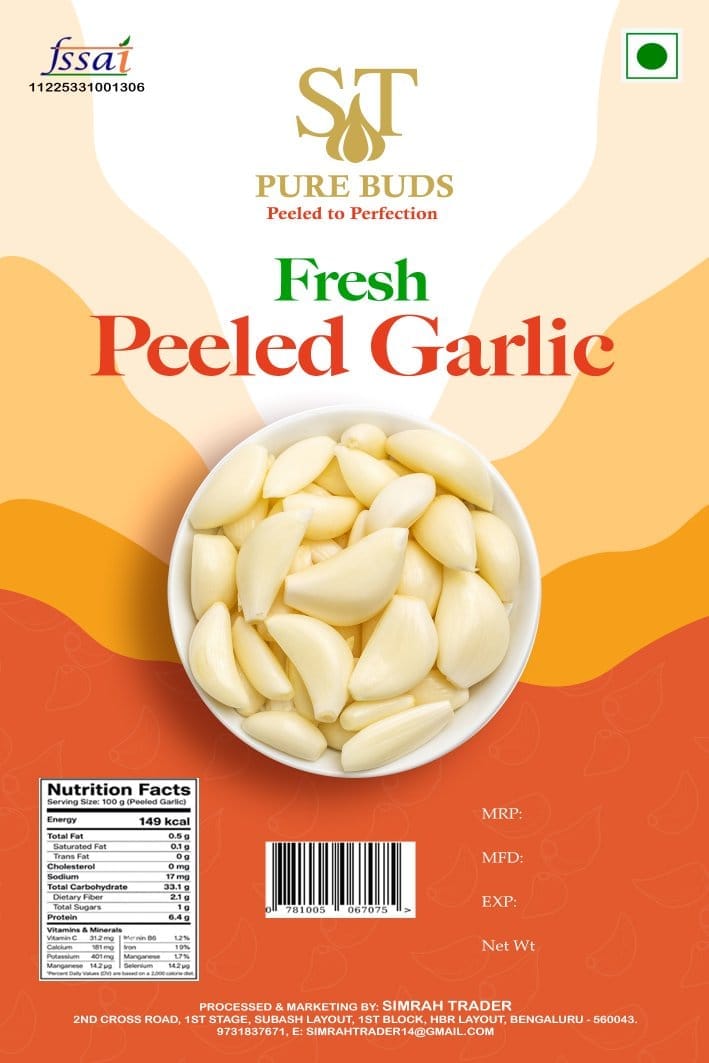 ST Pure Buds Peeled Garlic