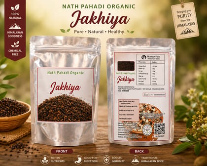 Nath Pahadi Organic Jakhiya (Wild Himalayan Mustard Seeds) | 100% Natural | Chemical-Free Traditional Uttarakhand Spice | 100 g