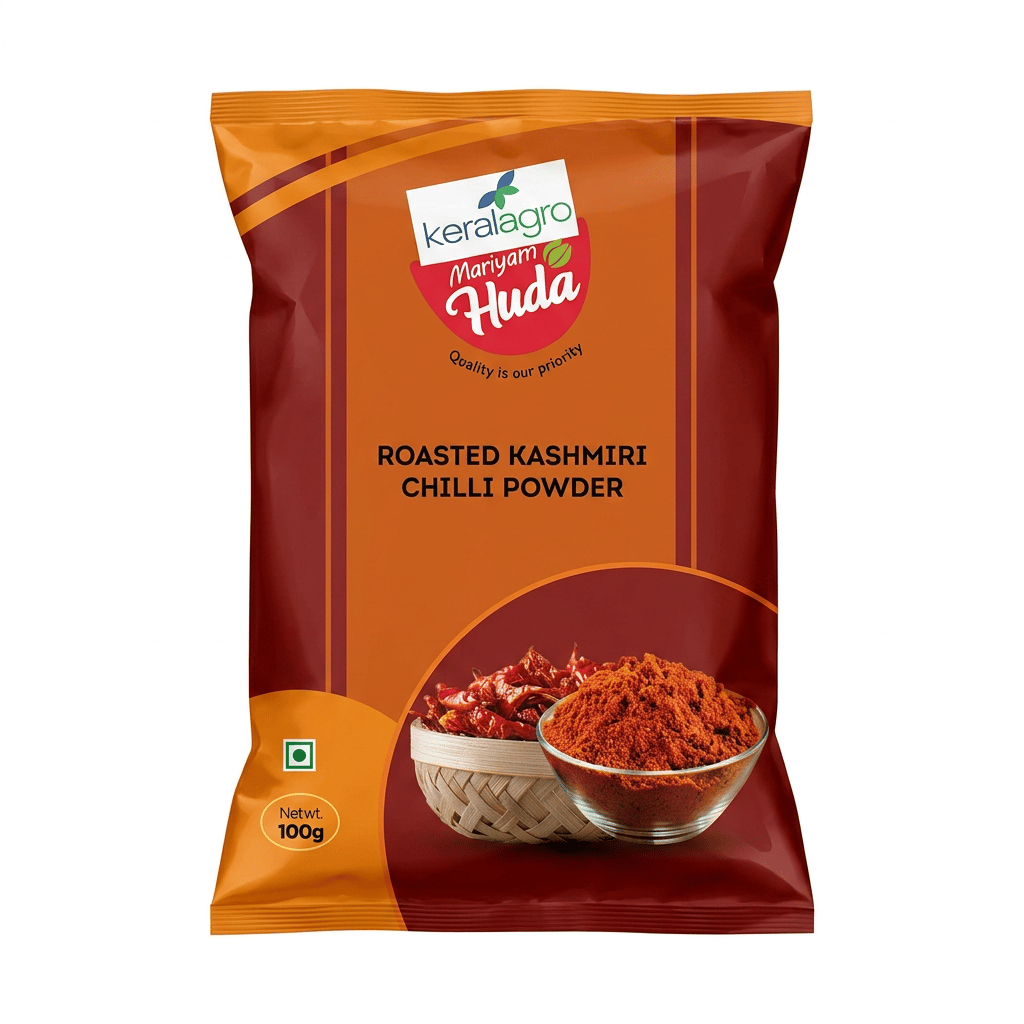 Keralagro Mariyam Huda Roasted Kashmiri Chilli Powder, 100g