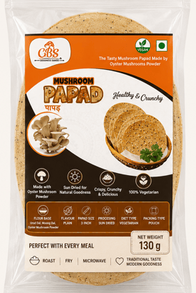 Oyster Mushroom Papad