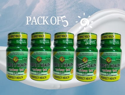 Perfect Health Ayurvedic Capsules (Pack of 4) – Complete Family Wellness & Immunity Booster