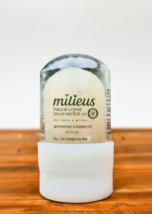 Milieus Natural Crystal deodrant Roll-On Milieus Natural Crystal deodrant Roll-On