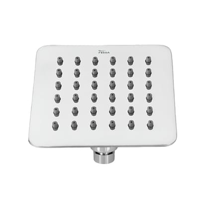 Colva (4x4 Inches) 304- Grade Stainless Steel Chrome Finish Overhead Shower Without Arm