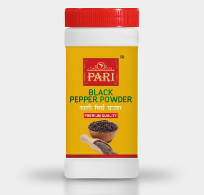 Pari Black Pepper Powder | Kali Mirch Powder | Gol Mirch Powder | Handpicked and Clean | Indian Spices | Chemical and Pesticides Free | Naturally Processed | (Pack of 1 x 500g Jar) Pari Black Pepper Powder | Kali Mirch Powder | Gol Mirch Powder | Handpicked and Clean | Indian Spices | Chemical and Pesticides Free | Naturally Processed | (Pack of 1 x 500g Jar)