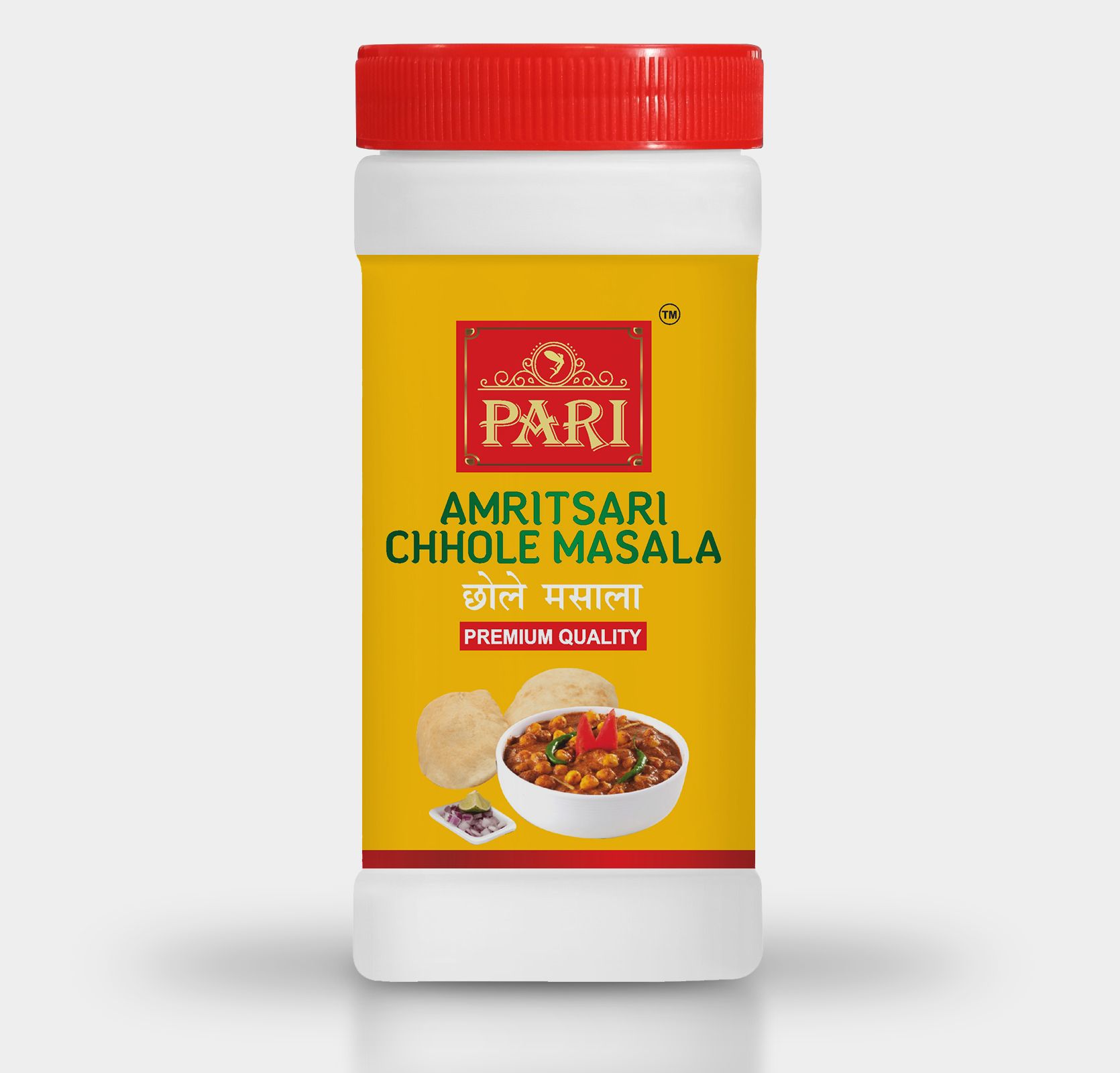 Pari Chhole Masala Powder | Chana Chole Masala | Punjabi Chana Masala | Amritsari Chhole Masala | No Added Colour & No Added Preservatives | (Pack of 1 x 500g Jar)
