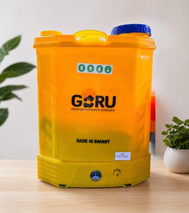 GORU 16L Battery Operated Knapsack Power Sprayer for Agriculture & Garden Use GORU 16L Battery Operated Knapsack Power Sprayer for Agriculture & Garden Use