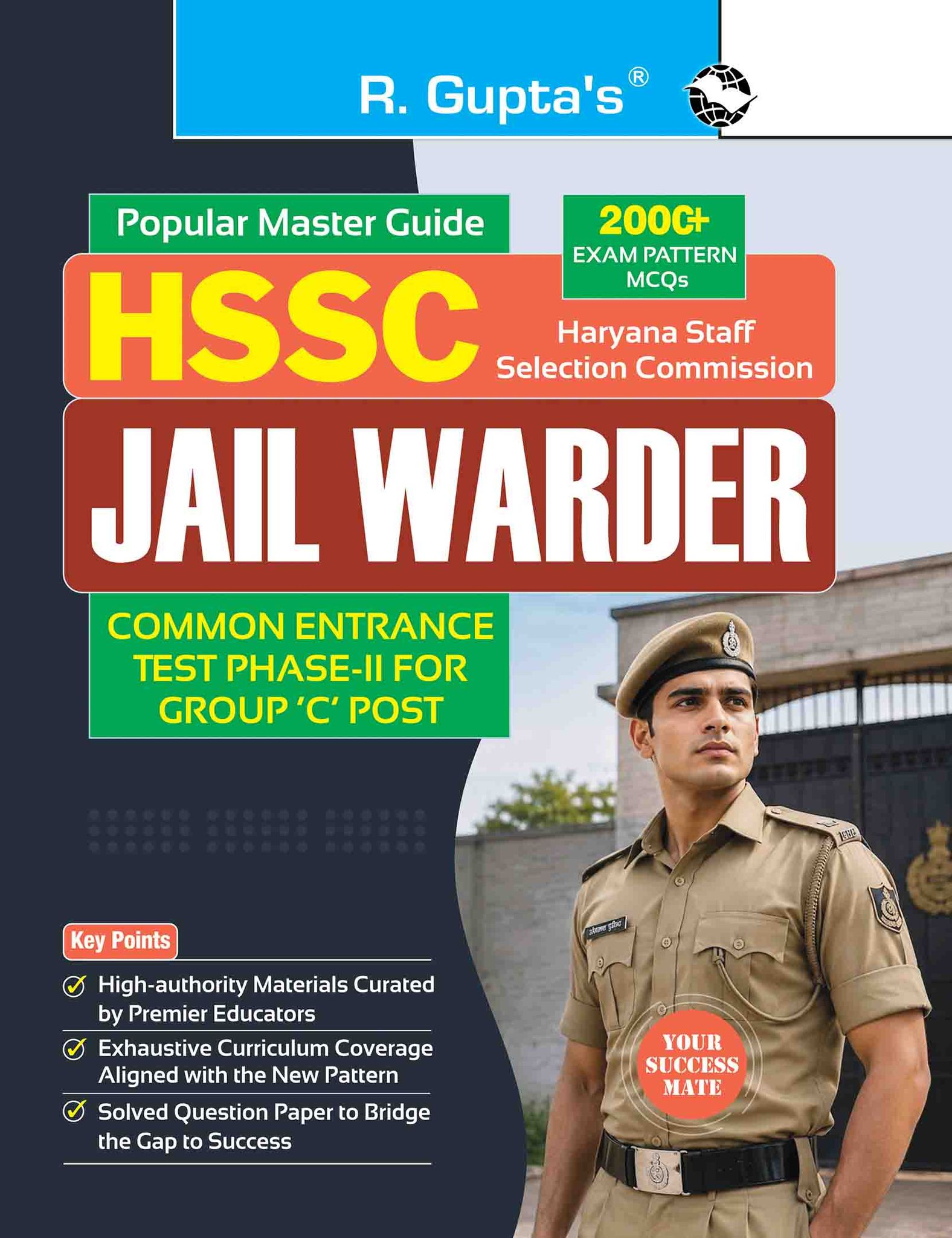 HSSC – Jail Warder (CET) Phase-II for Group ‘C’ Post Guide (R-2959)