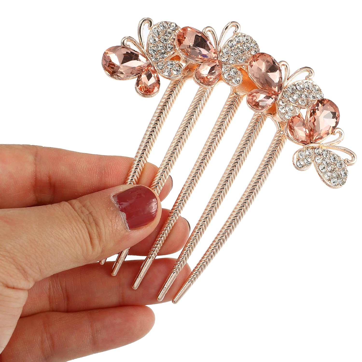 Decorative Metal Hair Comb