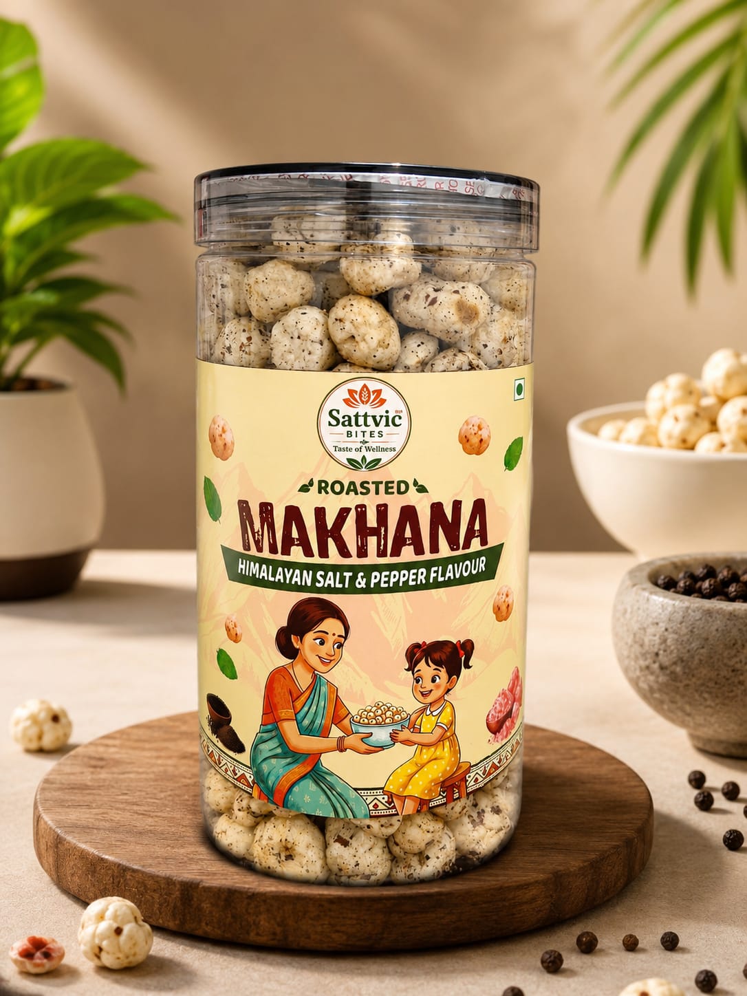 Sattvic Bites Himaliyan Salt & Pepper 70gm