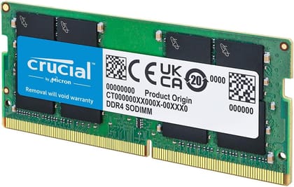 Crucial RAM 8GB DDR4 3200MHz CL22 For Laptop
