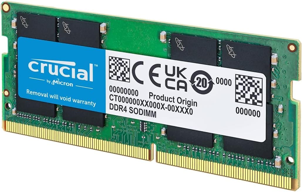 Crucial RAM 8GB DDR4 3200MHz CL22 For Laptop