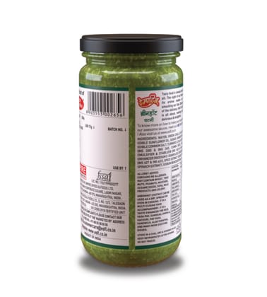 Temptin GreenHot Chutney Glass Bottle 240g x 4 (Pack of 4) | Spicy, Tangy & Flavorful Chutney for Snacks, Meals | and More | Perfect Blend of Fresh Ingredients for Every Tastebud Temptin GreenHot Chutney Glass Bottle 240g x 4 (Pack of 4) | Spicy, Tangy & Flavorful Chutney for Snacks, Meals | and More | Perfect Blend of Fresh Ingredients for Every Tastebud