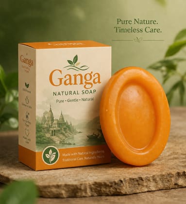 Ganga Natural Soap 100g - Gentle, Pure & Made with Natural Ingredients