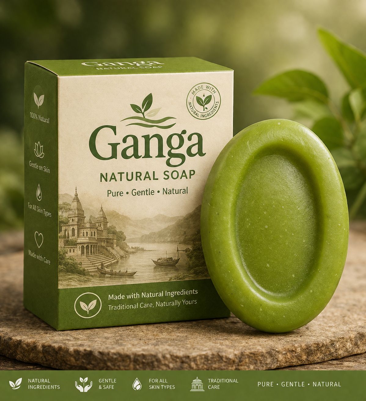 Ganga Natural Soap 100g