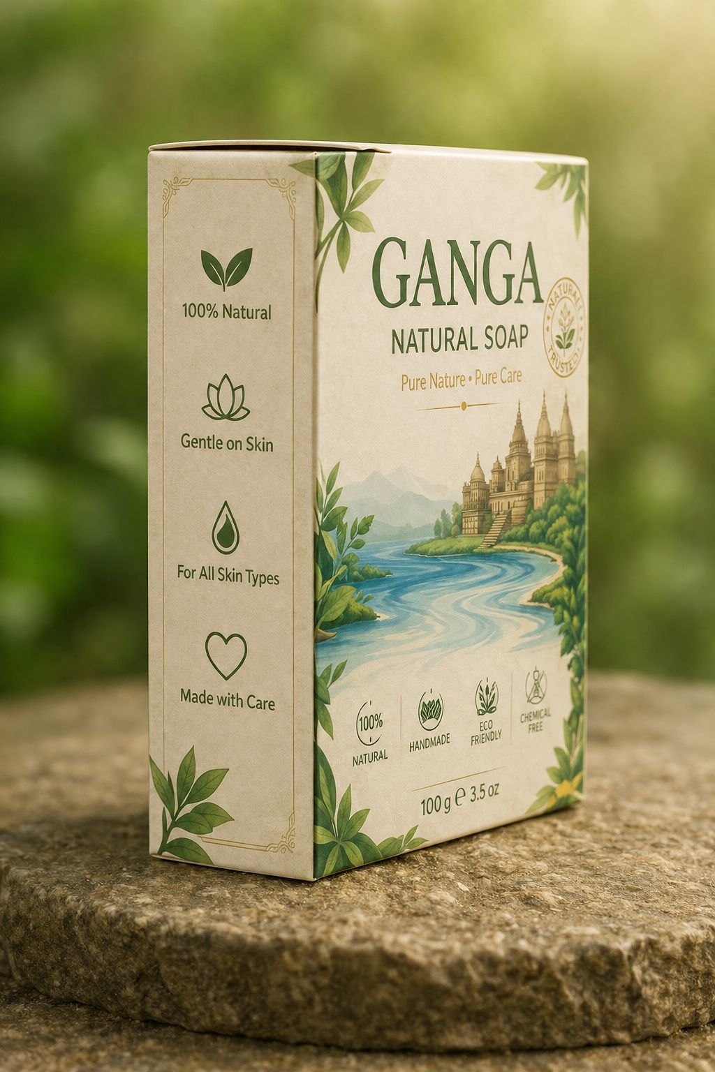 Ganga Natural Soap, 100g