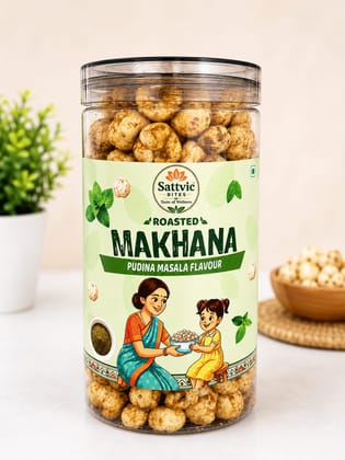 Sattvic Bites Pudina Masala Roasted Flavour Makhana 70gm