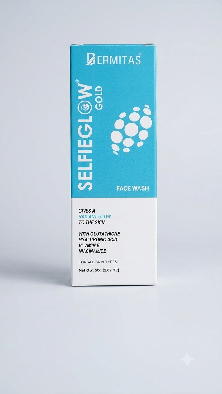 Dermitas Selfieglow Gold Face Wash