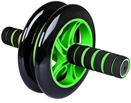 Dual Wheel Ab Roller with Foam Grip Handles | Heavy Duty Abdominal Exercise Wheel for Core Strength, Home Gym, Abs, Fitness & Full Body Workout (Original)
