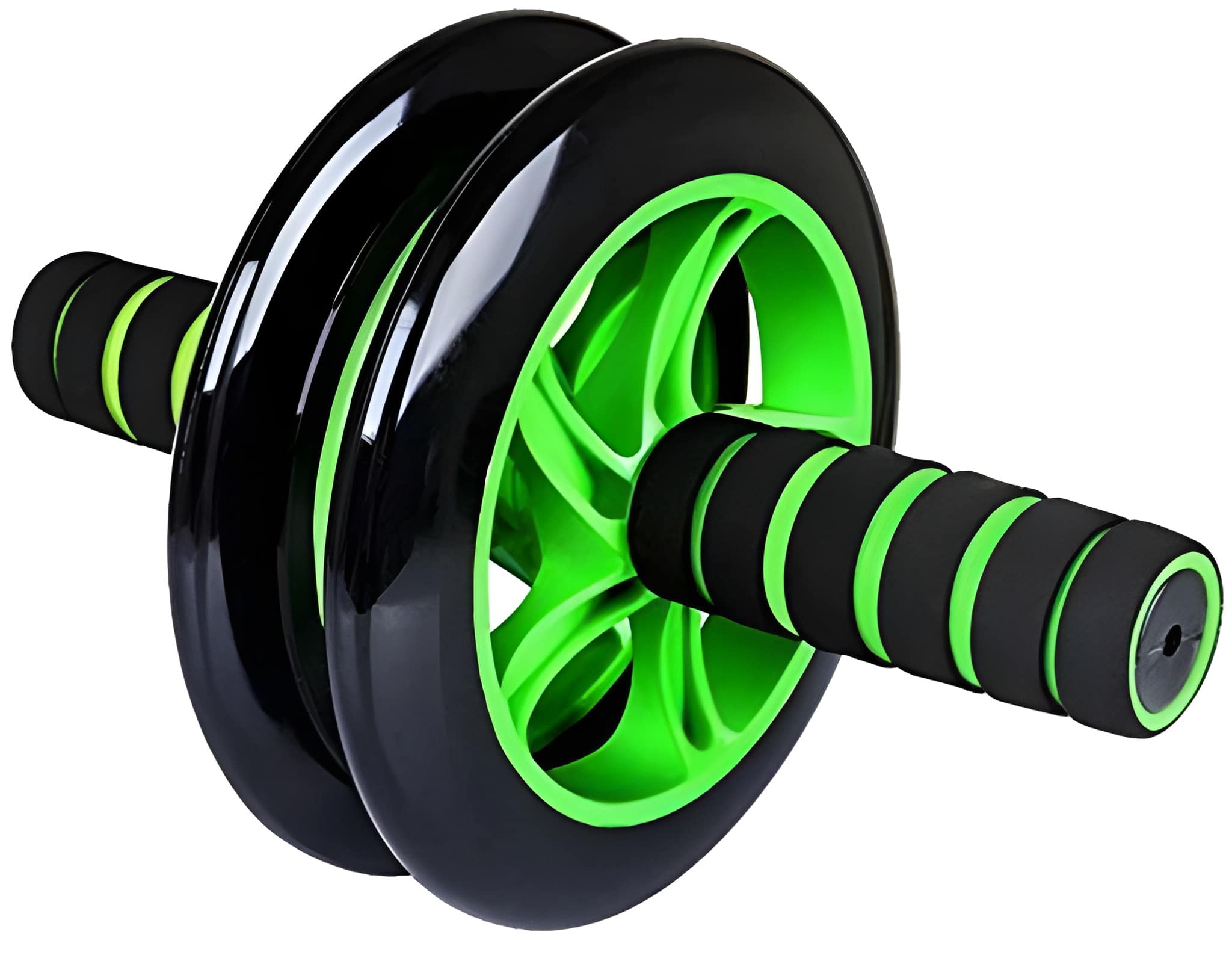 Dual Wheel Ab Roller with Foam Grip Handles | Heavy Duty Abdominal Exercise Wheel for Core Strength, Home Gym, Abs, Fitness & Full Body Workout (Original)
