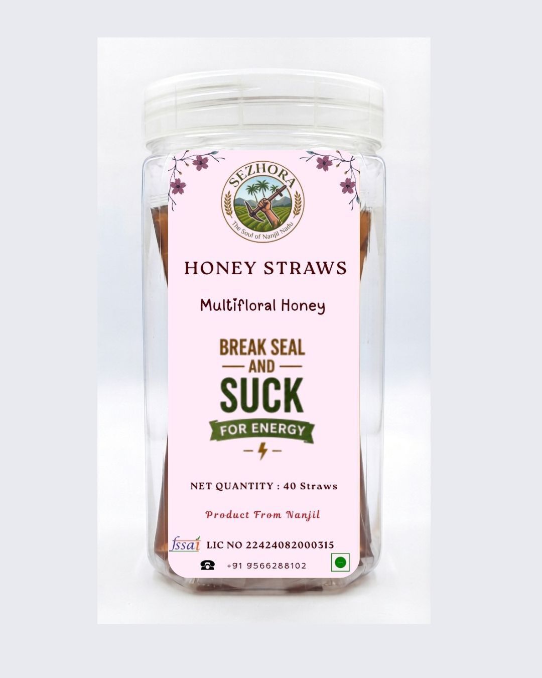 Multi Floral Honey Straw