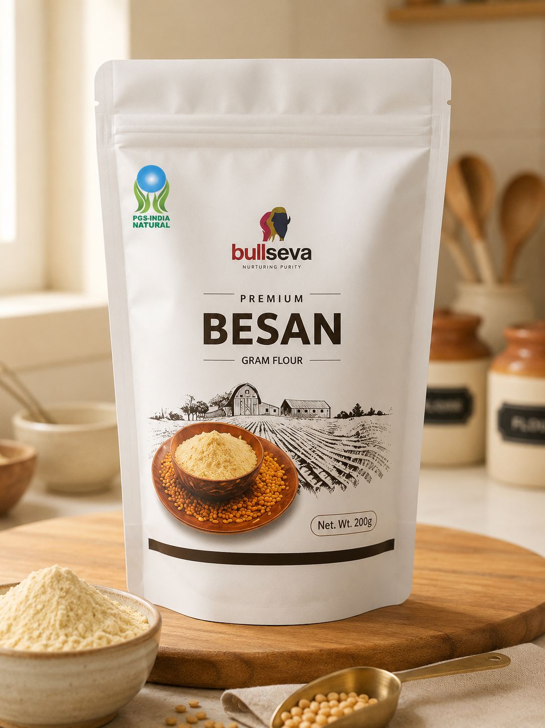 Bullseva Pure Chana Besan