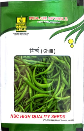 NSC Chilli hybrid Arka Meghna 5 gm T/L Seed Pouch