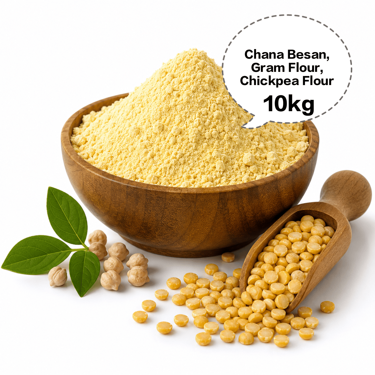 Chana Besan, Gram Flour, Chickpea Flour, Besan Flour, Premium Chana Besan 10kg