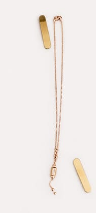 Rose Gold Adjustable Crystal Pendant Necklace for Women And Girl