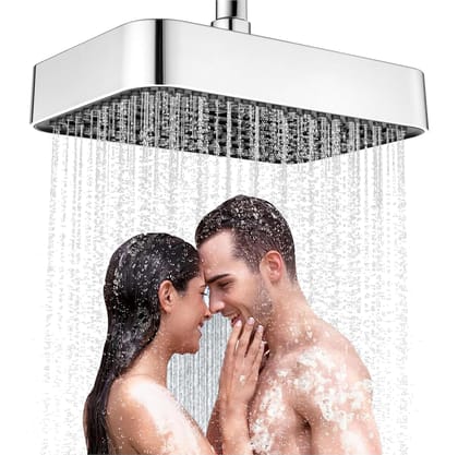 Fossa Rubbic 9x6 nch rectangular ABS overhead shower