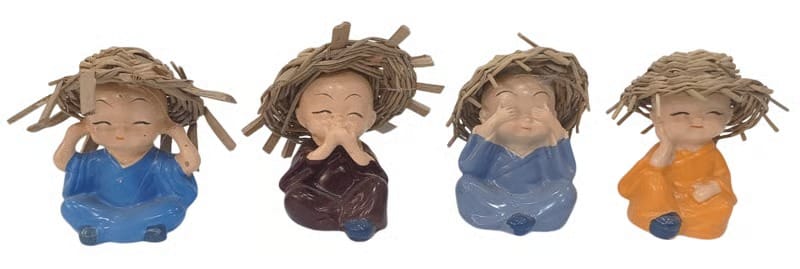 Meditating Monks