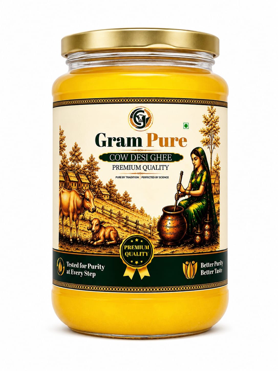 GramPure Cow Desi Ghee