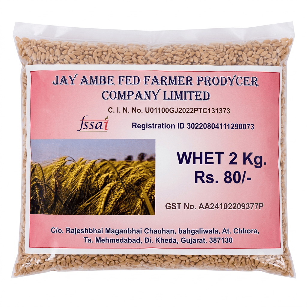 JAY AMBE FED Wheat Grains (2 Kg)