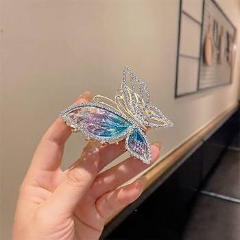 Blubby Butterfly Hair Claw Clip