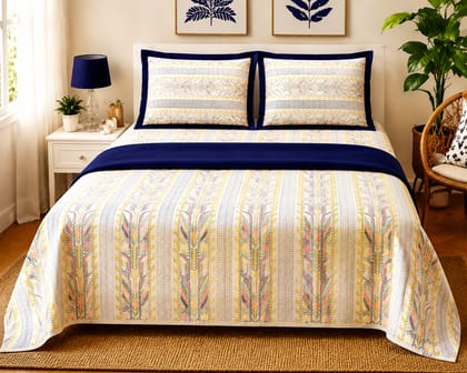 DHRUVINSR Luxury Kantha Hand Block Print SuperKing Size Bedheet Set with 2 Pillow Covers, Natural Pure Cotton,108 * 108 inches, 274*274 cms & 9 * 9 ft, AZOFREE DHRUVINSR Luxury Kantha Hand Block Print SuperKing Size Bedheet Set with 2 Pillow Covers, Natural Pure Cotton,108 * 108 inches, 274*274 cms & 9 * 9 ft, AZOFREE