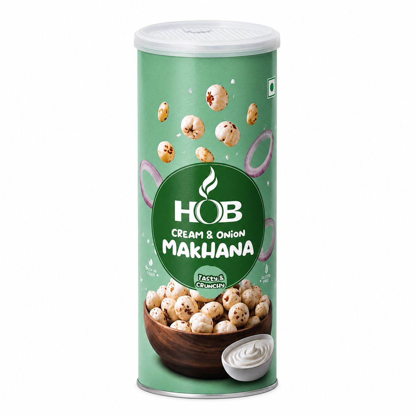 HOB Cream & Onion Makhana 60G