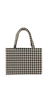 Stylish Houndstooth Pattern Tote Bag