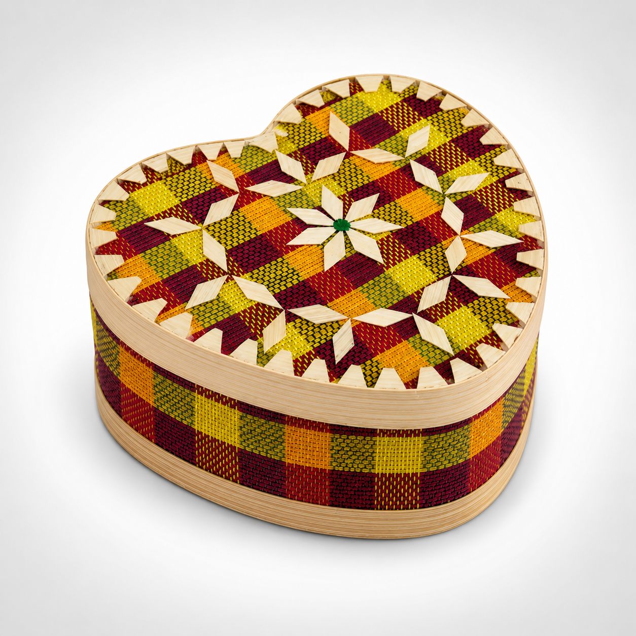 Handcrafted Bamboo Ornament Box – Eco-Friendly Jewellery and Keepsake Storage