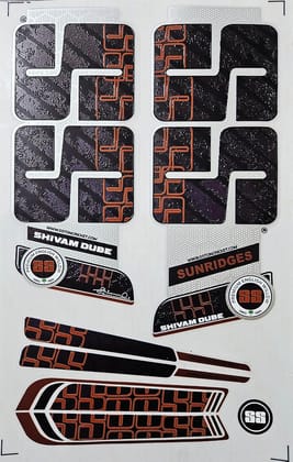 VR3 Cricket Bat Sticker English Willow 4D Digital | Protection Accessories Scuff tape SHIVAM DUBE VR3 Cricket Bat Sticker English Willow 4D Digital | Protection Accessories Scuff tape SHIVAM DUBE