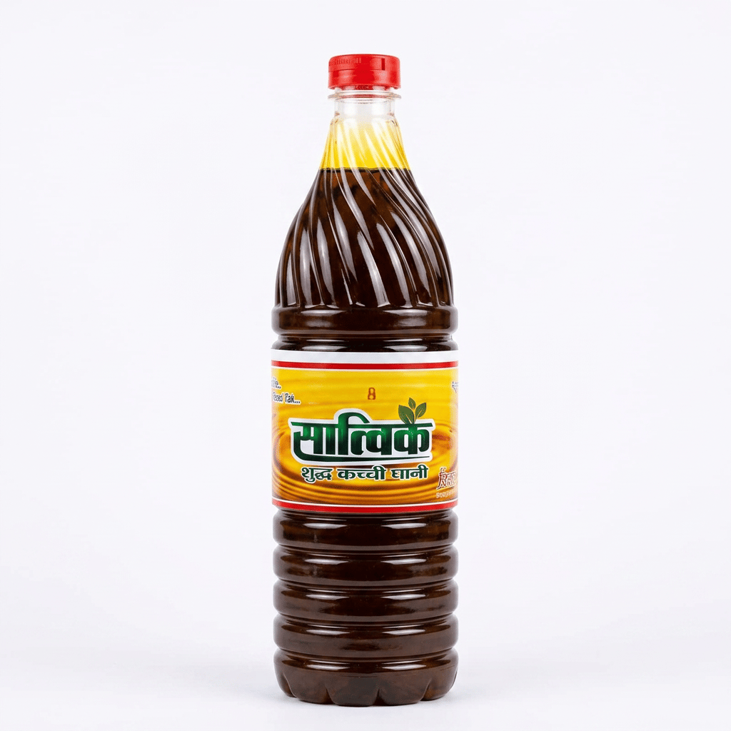 Satvik Pure Kacchi Ghani Mustard Oil