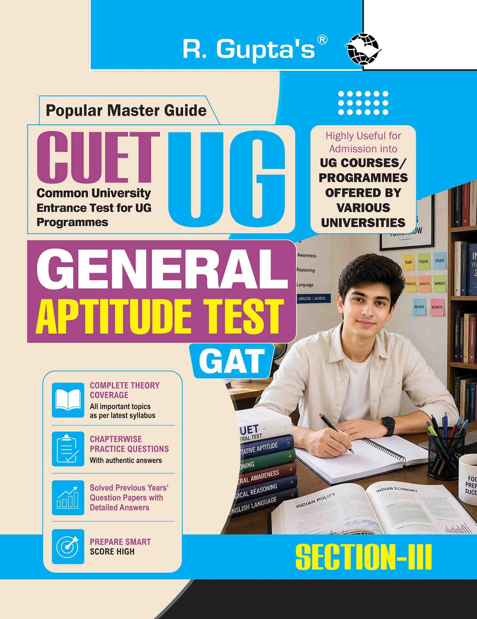 CUET-UG: General Aptitude Test (Section-III) Exam Guide (R-2641)