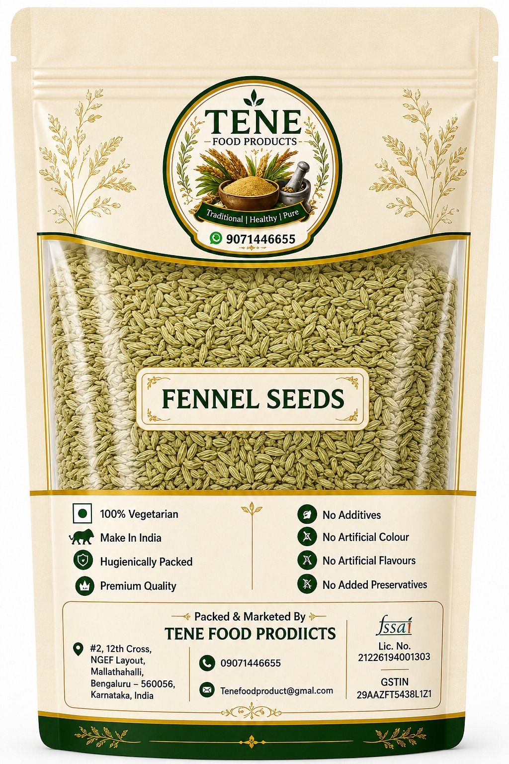 Fennel Seeds (Saunf), 250G