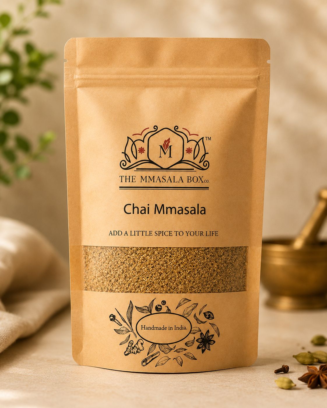 The MMasala Box Co. Chai Masala | Premium Handmade Indian Tea Spice Blend - 100GM