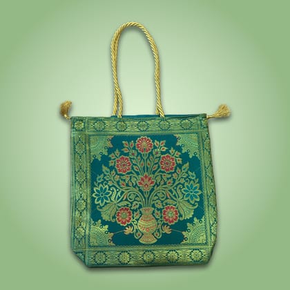 Kalash Design Banarasi Handbag