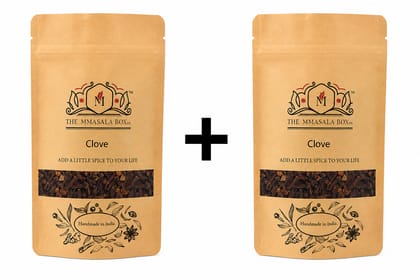 Whole Cloves (Laung) 100GM x 2 Pouches | Premium Indian Spice | The MMasala Box Co.