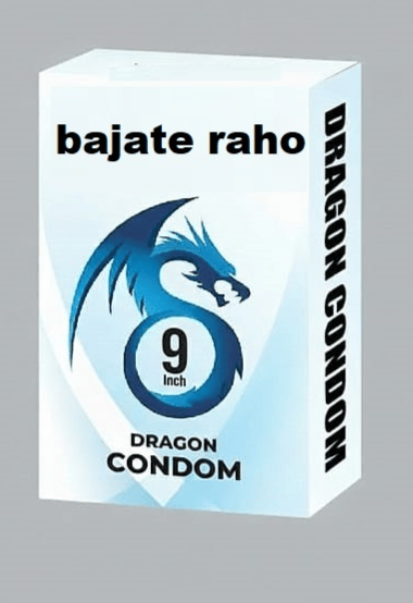 BAJATE RAHO 6 INCH  Dragon Silicone Reusable Condom