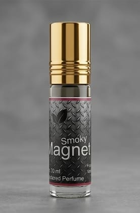 Kannauj Attar Perfume Smoky Magnet Alcohol free- 6Ml