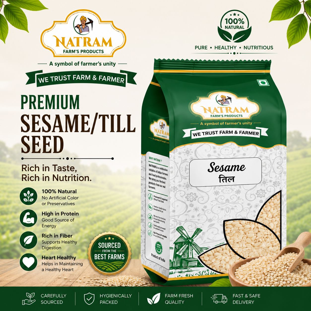 NATRAM Sesame/Till Seed 500g