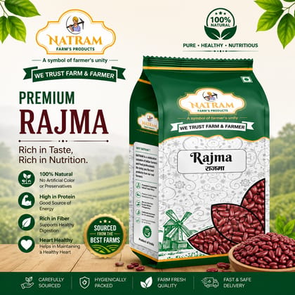 NATRAM Rajma (Kidney Beans) – 500gm