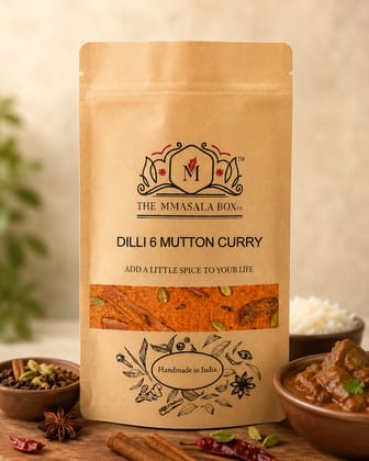 Dilli 6 Mutton Curry Mix 100GM | Handmade Indian Spice Blend | The MMasala Box Co. Dilli 6 Mutton Curry Mix 100GM | Handmade Indian Spice Blend | The MMasala Box Co.